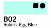Copic Ciao-Robin's Egg blue B02